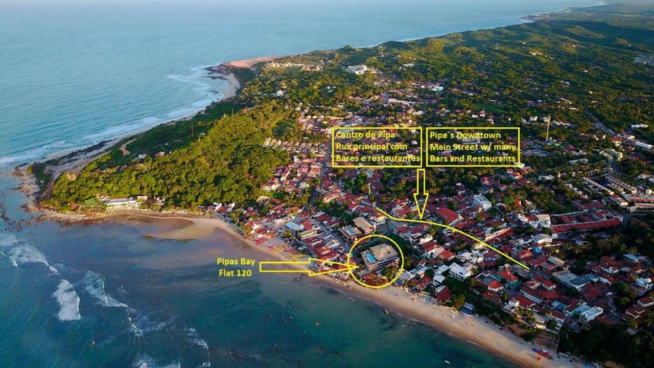 Praia de PipaPipa'S Bay Flats公寓 外观 照片